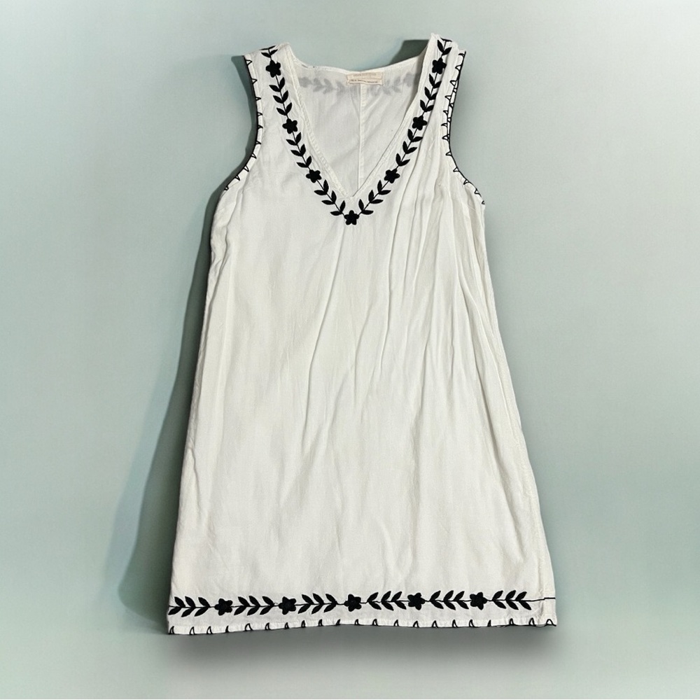 Urban Outfitters Embroidered White Dress